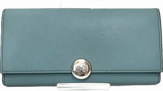 Loewe Blue Leather Coin Purse/Coin Case (Pre-Owned)