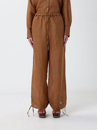 120% Lino Pantaloni Donna colore Cuoio