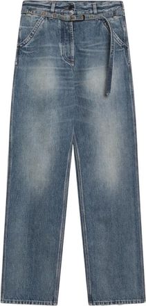 Dries Van Noten Rechte jeans - Dames - Jeans - Blauw - Maat: W28 Denim