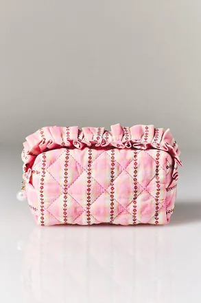 Shiraleah Scarlett Quilted Small Zip Pouch