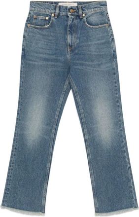 Golden Goose Cropped Jeans - Dames - Regular Fit Jeans - Blauw - W26 - Katoen - Jeans