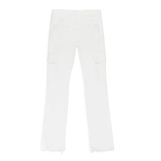 Purple OPTIC CARGO WHITE SKINNY JEANS