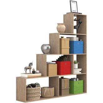 ebuy24 VCM Wood Stand Scaffale Scaffale Scaffale Scaffale Divider Libreria Dubila L (Sonoma Rovere)