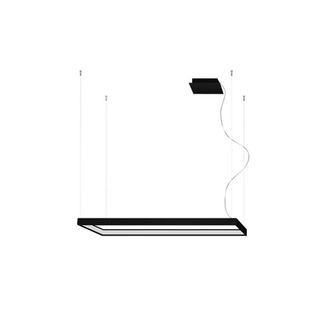 Sollux Lighting Modern Chandeliers 150x100x30cm 1xLight 4000K in Black | Size: 150 x 100 x 30 cm