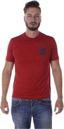 Armani Jeans Hombre, Camisetas, Rojo, Talla: L