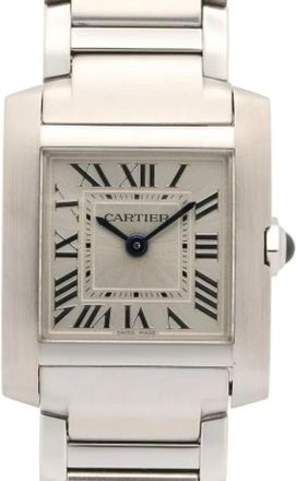 Cartier Pre-owned Vintage Polshorloge - Dames - Vintage Horloges - Grijs - ONE Size - Vintage