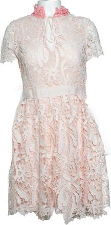 Maje lace dress in pink