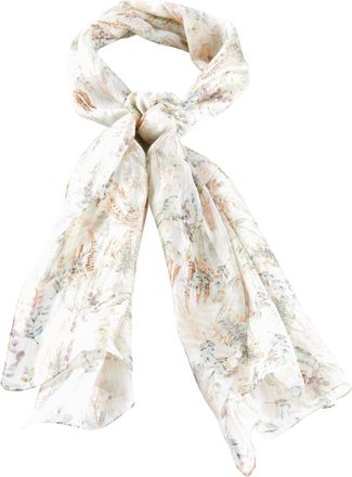 Bonprix Schal BONPRIX, Damen, hellsand, hellschilf, Seide, Modet&uuml;cher Schal, aus reiner Seide, klassischer Stil, leichtes Material