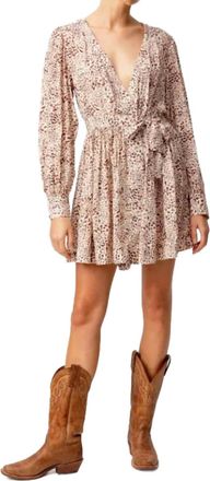 Sundays Print Flora Dress In Leopard