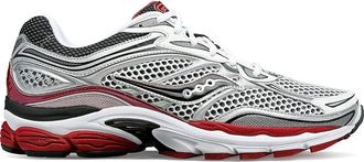 Saucony PROGRID OMNI 9 SILVER/RED, Silver, 11 Women/10 Men