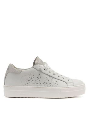 P448 Thea Platform Sneaker in White/metallic at Nordstrom, Size 40