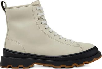 Camper Brutus+ enkellaarzen met chunky zool - Grijs