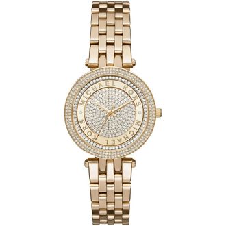 Michael Kors Accessoires, Dames, Geel, ONE Size, Darci Mini Horloge