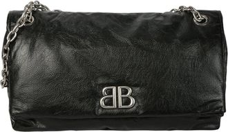 Balenciaga Monaco Large Leather Chain Bag