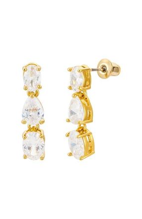 Untamed Petals Baha Crystal Earrings in Gold at Nordstrom