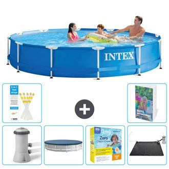 Intex Piscina Con Estructura Redonda - 366x76 Cm - 7-piezas S234