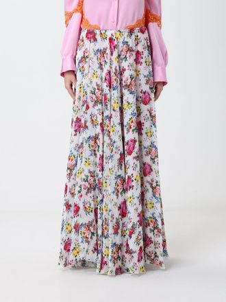 Msgm Gonna lunga in viscosa con stampa floreale