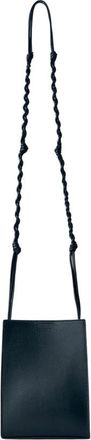 Jil Sander Tangle Small Bag - Heren - Schoudertassen - Zwart - ONE Size - Leer - Tassen