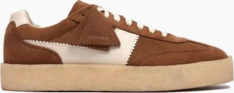 Clarks Mens CLARKS ORIGINALS TOR 80 TRAINER COLA COMBINATION - Brown - Size: 10
