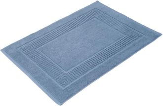 Gözze Badematte »BIO Frottier« Höhe 7 mm beidseitig nutzbar fussbodenheizungsgeeignet Badvorleger, Frottier-Qualität, mit Bordüre