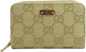 Gucci Pre-owned Card Case - unisex - Vintage Accessoires - Beige - ONE Size - Vintage