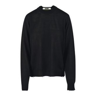 Mauro Grifoni Round-neck Double-collar Knit