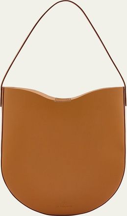 IL BISONTE Roseto Vacchetta Leather Hobo Bag