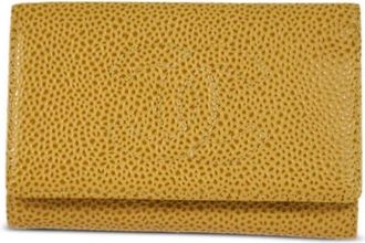 Chanel 2002 CC caviar-leather key case - women - Caviar Leather - One Size - Yellow