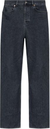 Gucci Black Wide leg denim cotton jeans
