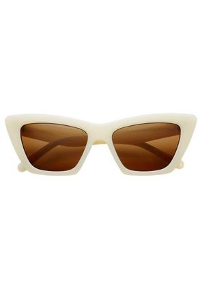 Freyrs Eyewear Siena Cat Eye Sunglasses in Milky White at Nordstrom