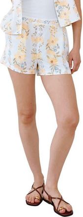 Bella Dahl Catalina Floral Linen Blend Shorts in Wildflower at Nordstrom, Size X-Small