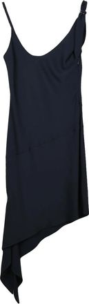 Courr&egrave;ges Asymmetric Mini Dress With Dynamic Multicolor Pattern