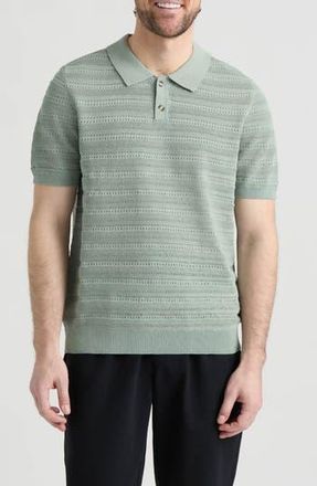 Hunter Portier Polo Sweater in Iceberg Green at Nordstrom Rack, Size X-Large