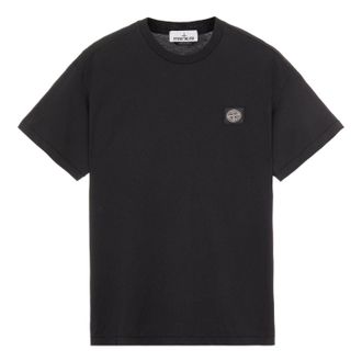 Stone Island Patch Logo T-shirt Black 761524113-V0029