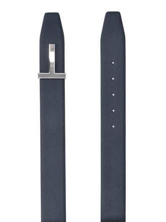 Tom Ford Mens Belts Blue Calf Leather
