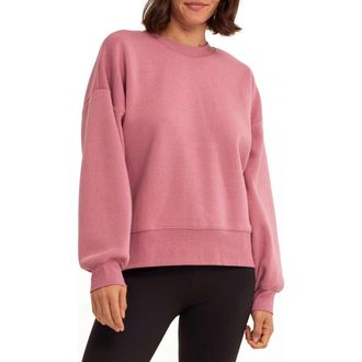 Threads 4 Thought Blaise Triblend Fleece Sweatshirt in Wild Rose at Nordstrom, Size X-Small