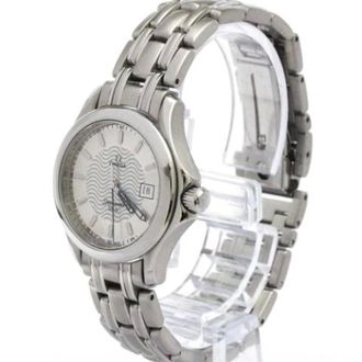 Omega Pre-owned Watches, female, Gray, Size: ONE SIZE Pre-owned Seamaster 120m Quartz Watch