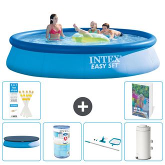 Intex Piscina Easy Set Redonda - 396x84 Cm - 7-piezas S130