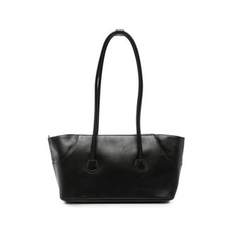 Margesherwood Zip-top Leather Shoulder Bag