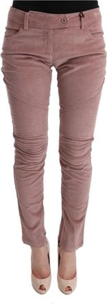 Ermanno Scervino Chique Roze Capri Broek - Dames - Slim Fit Broeken - Roze - M - Broeken