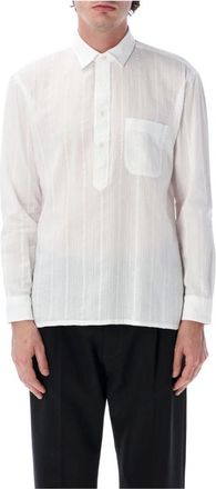 Salvatore Piccolo Alberto Polo - Heren - Casual Overhemden - Wit - 2XL - Katoen - Overhemden