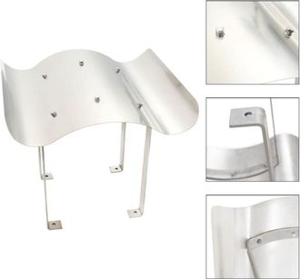 vidaXL Sombrerete De Chimenea De Acero Inoxidable 70 X 70 X 37 Cm Vidaxl