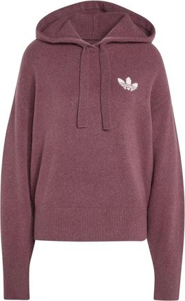 adidas ESS KNT HD - Dames - Sportshirts - Paars - XS - Fitness