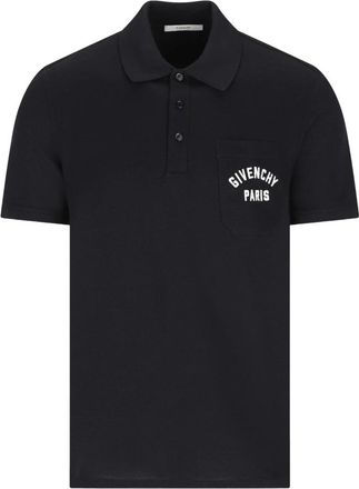 Givenchy Front Pocket Polo - Heren - Polos - Blauw - M - Katoen - Tops