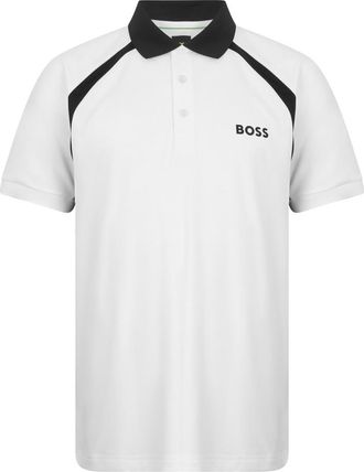 HUGO BOSS White Slim Fit Polo