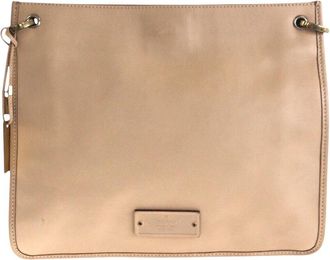 Gucci Beige Calfskin Shoulder Bag Pochette (Authentic Pre-Loved)