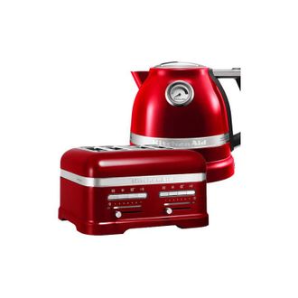 KitchenAid Kitchenaid - Artisan Candy Apple 4 Slot Toaster and Kettle Set