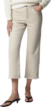 Isabel Marant Ruthie Pants - Dames - Vrijetijds broeken - Beige - S - Katoen - Broeken