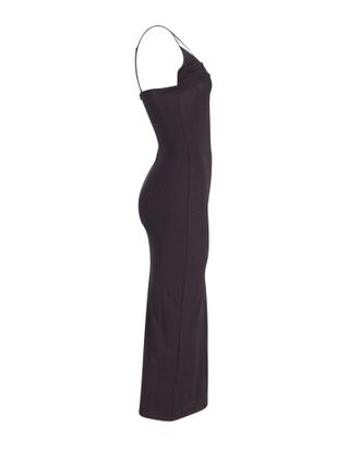 Reformation Lainey Knit Maxi Dress in Black Lyocell