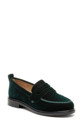 Kelsi Dagger Lens Penny Loafer in Dark Green at Nordstrom, Size 9.5